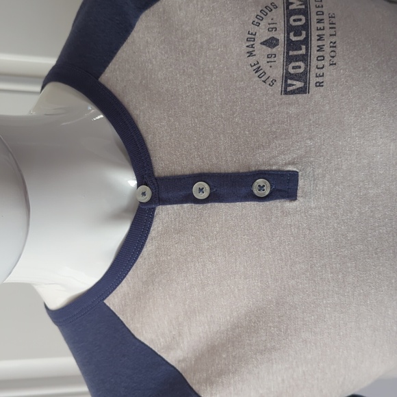 Volcom Raglan Henley Tee XL/14Y - Picture 2 of 13